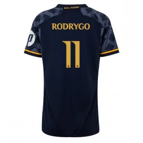 Real Madrid Rodrygo Goes #11 Bortatröja Dam 2023-24 Kortärmad